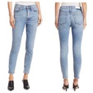 ReDone 90s High-Rise Straight-Leg Button Fly 290-3WHRAC NWT Sz 29 $285